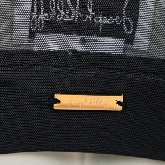 Joseph Ribkoff Shadow Sleeve Style 143431 Black Crop Sheer - Picture 10 of 16